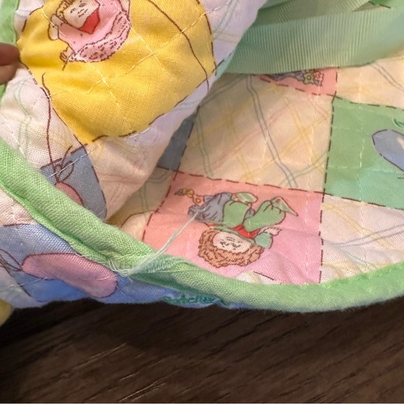 VINTAGE 1983 ORIGINAL CABBAGE PATCH KIDS QUILTED SLEEPING BAG COLECO Lot of 2 - Picture 8 of 11